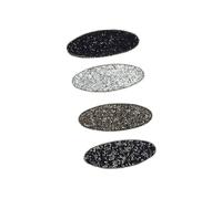 Ipetboom Girls Snap Hairpins 4pcs Crystal Barrettes in Different Colors Metal Hair Clips for Boys and Girls for Parties School and Festivals