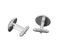 Ipetboom Glass Collar Button Cuff Link Lightweight Electroplated Glass and Copper Mens Sleeve and Collar Accessory J Letter Pattern for Business and Formal Shirts