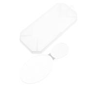 Ipetboom Glass Foot File Callus Remover with Eight-Figure Shape, Sturdy Glass Pumice Heel Scraper for Dead Skin Removal, Professional Pedicure Tool Set with Storage Box for Smooth Feet