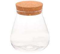 Ipetboom Glass Moss Plant Bottle Small Glass Jar for Indoor Terrarium Reusable Micro Landscape Ecological Bottle with Transparent Design for Home Decoration and DIY Gardening