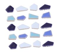 Ipetboom Glazed Irregular Ceramic Tile Pieces Pack Colorful Mosaic Stones for Creative DIY Crafts Garden Pathways Bathroom Decor Vibrant Ceramic Assortment
