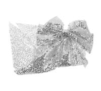 Ipetboom Glitter Bow Hairpin Large Sequin Ribbon Clip Shiny Moving Butterfly Hair Accessory for Women Wedding Parties