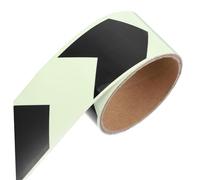 Ipetboom Glow Dark Directional Arrow Tape Pet Safety Marking Tape for Indoor Outdoor Use Fluorescent Warning with Easy Removal for Floor Wall Indication and Accident Prevention