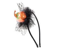 Ipetboom Glow Hairpin Headband Light for Halloween Parties Fashionable Witch Hat Hair Accessory for Women for Cosplay Festivals and Events