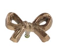 Ipetboom Gold Metal Bow Drawer Pull Handle, Small Vintage Cabinet Pull for ’ Room Wardrobe and Dresser, Single Hole Decorative Bow-Shaped Knob for Cupboard Furniture