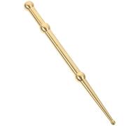 Ipetboom Golden Brass Acupressure Pen Stimulates Acupuncture Points for Treating Acute and Chronic, Household Body Massager Suitable for Foot and Eye Massage