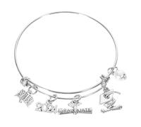 Ipetboom Graduation Adjustable Bracelet Durable Inspirational Jewelry Classmates for Celebrating Achievements and Milestones