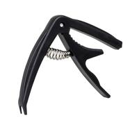 Ipetboom Guitar Capo for Acoustic and Ukulele with Adjustable Spring Tension Easy-use Tuner Clip for String Instruments Secure Grip for Quick Fret Changes Black Abs Design