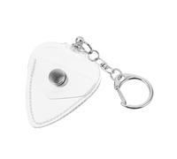 Ipetboom Guitar Pick Storage Bag Portable Pick Holder Keychain for Acoustic Electric Guitars Plectrum Organizer Pouch Necklace Function for Musicians