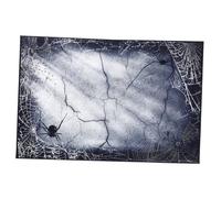 Ipetboom Halloween Pumpkin Photography Backdrop Cloth Prop Spider Web Pattern Photo Background for Halloween Party Studio Decoration Suitable for Spooky Photo Shoots