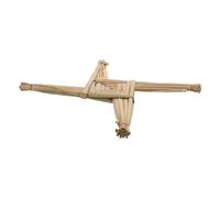 Ipetboom Handcrafted St S Cross Natural Straw Irish Wall Cross Traditional Spiritual Blessing Home Decor Tabletop Altar Charm for Ireland Cultural Celebrations
