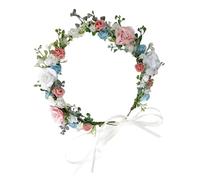 Ipetboom Handmade Fabric Rose Hairband Flower Crown for Women Holiday Headband Headband Flowers Bride Hairband for Wedding Women Hair Accessory for Girl