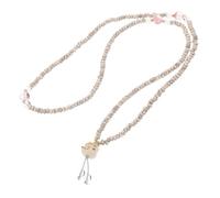 Ipetboom Handmade Wooden Cat Beads Bracelet Ethnic Japanese Buddhist Prayer Rosary for Men Women Unique Spiritual Meditation Jewelry with Cultural Motifs Versatile Stylish Accessory