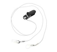 Ipetboom Hearing Aid Anti-lost Lanyard Portable Nylon Rope Gray for Seniors Hearing Aids Secure Hanging Cord