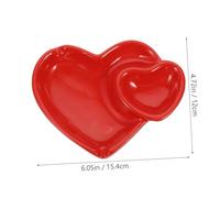 Ipetboom Heart Shape Ceramic Ashtray Portable Compact Ash Holder Stylish Home Decor for Smoking Rooms Hotels Bars Restaurants