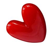 Ipetboom Heart Shaped Brooch for Women Fade Resistant Lapel Pin Clothing Accessory Romantic Red Heart Brooches for Jackets Bags Hats Stylish Fashionable Pin