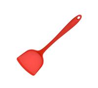 Ipetboom Heat Resistant Silicone Spatula Turner for Nonstick Cookware Long Handle Kitchen Utensil Lightweight Wok Spatula for Stir Fry Mixing and Serving