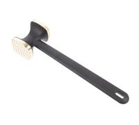 Ipetboom Heavy Duty Dual-Sided Beef Tenderizer Mallet with Non-Slip Handle Stainless Steel Meat Pounder for Steak Pork Chicken Versatile Kitchen Tool for Faster Juicy Cooking and Efficient