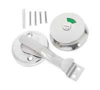Ipetboom Heavy Duty Stainless Steel Bathroom Indicator Lock with Clear Vacant Occupied Display Easy Install Privacy Deadbolt for Toilet and Office Doors Rotating Device for Public Restrooms