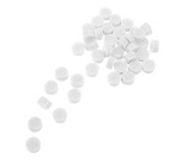 Ipetboom High-Speed Mini Nail Art Rotating Bearings 40Pcs White Plastic Shafts 12X13/7Mm for Craft Decorations and Nail Art Supplies