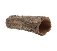 Ipetboom Hollow Log Cave Reptile Hideout, 20cm Brown Tree Trunk Design for Gecko and Amphibian Terrarium Decor Natural Tree Material Reptile Hide Log Enhances Aquarium