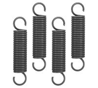 Ipetboom Hook End Spring Set for Oven Door 4pcs Steel Black, Providing Universal Compatibility for DIY Appliance Repair