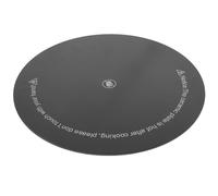 Ipetboom Induction Cooker Glass Plate Replacement with Easy Cleaning round 8 Inch High Temperature Resistant Black Glass Panel for Induction Cooktop and Ceramic Cookers for Kitchen Upgrade