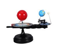 Ipetboom Interactive Solar System Sphere Model with Rotating Globe for Astronomy Learning Realistic Sun Earth Moon Orbit Teaching Equipment Educational Planet Project Kit for Boys