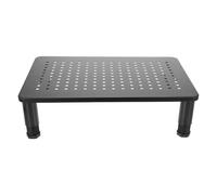 Ipetboom Iron Adjustable Height 3-Level Computer Monitor Riser Stand with Ventilated Hole Plate Heat Dissipation Laptop Screen Support for Desk Ergonomic Setup