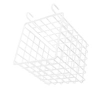 Ipetboom Iron Wire Hanging Basket Storage Rack Space Saving Kitchen Organizer with Large Capacity Wall Mount Mesh Basket for Door Wall Portable Storage for Kitchen Essentials and Daily