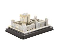 Ipetboom Jerusalem Temple Model Religious Sculpture Resin Craft Decorative Ornament for Home and Office Desktop Religious Decor Statue Ancient Ornament