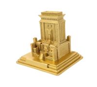 Ipetboom Jerusalem Temple Resin Craft Figurine Religious Ornament for Desktop Baptism Table Decoration Creative Home and Office Statue with Fine Details
