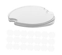 Ipetboom Jewelry Display Cards Easy to Carry 50pcs round Display Holders and Improving Effectiveness for Home Storage and Malls