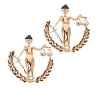 Ipetboom Justice Lapel Pin Metal Alloy Lawyer Brooch Vintage Scale Design for Law Students and Office Use Resistant to Fading