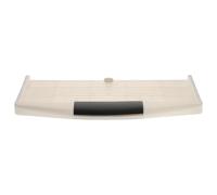 Ipetboom Keyboard Tray Stand, Computer Drawer Tray, Abs Beige Slide-out Keyboard Stand for Ergonomic Typing Angles, Easy Installation, Reduce Noise, Office Desk