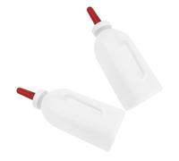 Ipetboom L Livestock Feeding Bottle and Replacement Nipples with Ergonomic Grip, Large Capacity Plastic Nursing Milk Feeder for Goats, Lambs, Puppies, and Cattle for Farm Use