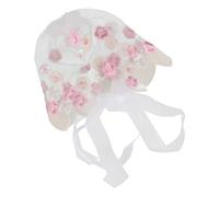 Ipetboom Lace Hollowed out Hat Adorable Summer Cap for Newborns for Photo Shoots Fashionable Floral Design Lightweight Breathable for Spring Summer Use Costume Accessory