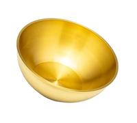 Ipetboom Large Brass Copper Offering Bowl for Buddhist Water Sacrifice Polished Smooth Finish and Easy to Clean Lightweight Sacred Vessel for Home Temple Worship and Yoga Decor