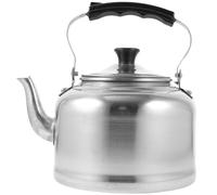 Ipetboom Large Capacity Aluminum Whistling Kettle High Temperature Resistant Stovetop Teakettle for Tea and Scald Handle Compatible with Induction and Gas Stoves for Home Use
