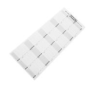 Ipetboom Large Dry Erase Wall Calendar 100x42cm Laminated Undated Monthly Planner Adhesive Tapes for Office Home School Wall Organizer