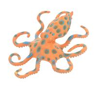 Ipetboom Lifelike Blue Ringed Octopus Model Plastic Figurine Realistic Sea Animal for Educational Use and Home Aquarium Decoration Lightweight and Ocean Creature