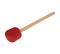 Ipetboom Lightweight Red Bass Drum Mallet with Wood Handle, Synthesis Material Drumstick for Boys and Girls and Beginners, Portable Percussion Instrument Accessory for Practice