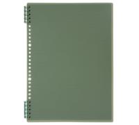 Ipetboom Lined Spiral Journal Notebook Sturdy Plastic and Paper Material Hardcover A4 with Removable Pages and Spiral Bound Design with Thick Kraft Cover for Work and School Use College
