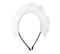 Ipetboom Lolita Maid Headband Japanese Style Lace Flower Hair Band Cute Cosplay Accessory for Women Vintage Fashion Headwear for Parties and Costume Events