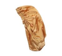 Ipetboom Long Satin Beanie Hat for Women Beauty Hair Hats Hair Care Bonnets Satin Bonnets for Sleeping Shower