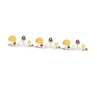 Ipetboom Lovely Rabbit Mushroom Brooch Pin for Women Cute Breastpin Clothing Ornament Vibrant Color Durable Design Birthdays and Holidays