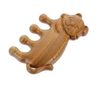 Ipetboom Lovely Shape Wooden Massage Comb Portable Wide Comb for Scalp Circulation and Relaxation Unique Retro Design for Healthy Hair Care