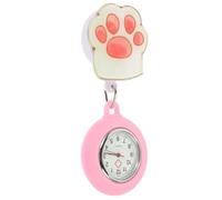 Ipetboom Luminous Clip-on Nurse Pocket Watch with Large Dial and Cartoon Pattern, Quartz Movement Watch for Doctors and Nurses at Work Style