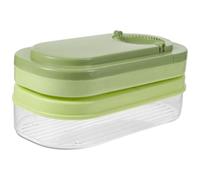 Ipetboom Manual Dumpling Maker Press with Built-in Storage Box and Comfortable Grip Ergonomic Design Pp and Ps Material Dumpling Dough Maker Tool at Home