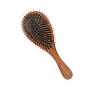 Ipetboom Massage Comb for Hair Straightening Vintage Beech Air-cushion Brush Gentle Detangling Scalp Massage for Women for Daily Use to Achieve Smoother Healthier Hair